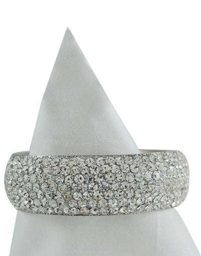 White Stone Lac Bangle