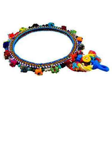 Thread Beaded Mirror