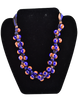Blue Pottery Neckpiece (Blue-brown beads)